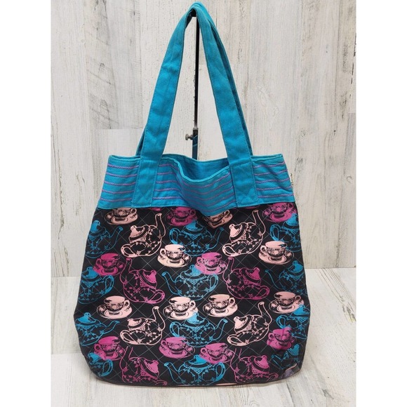 Disney Mad Hatter Tote Bag Loungefly Johnny Depp Alice In Wonderland - Picture 2 of 10